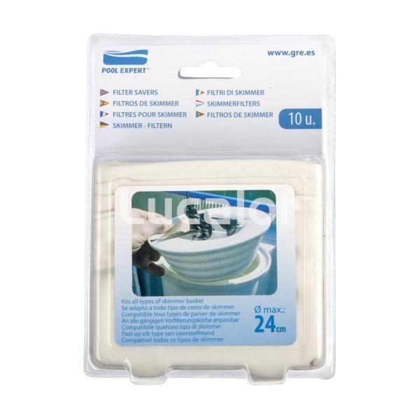 40045  Filtros para  skimmers Gre – 10 ud. todos - Imagen 1