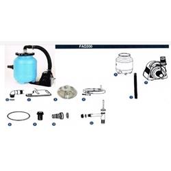 Abrazaderas 25 x 40 inoxidables para filtro aqualoon FAQ200 ( 4 UD ) de gre. - Imagen 2