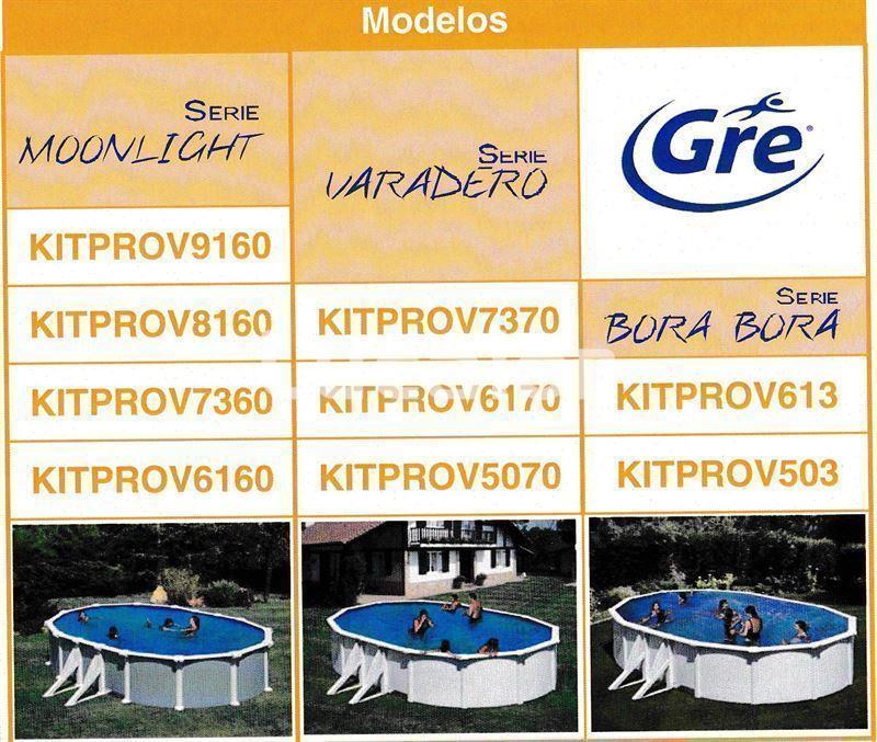 Adaptador externo unión perfil inferior piscina redonda gre - Imagen 2