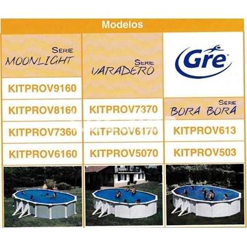 Adaptador externo unión perfil inferior piscina redondas y ovaladas  gre - Imagen 2