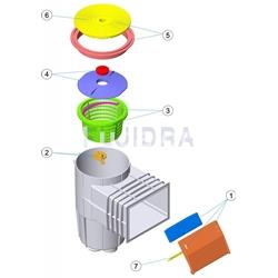 Bisagra compuerta skimmer hormigón AstralPool - Imagen 2