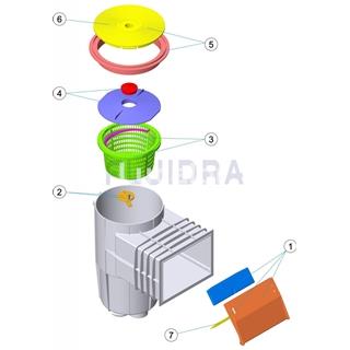 Bisagra compuerta skimmer hormigón AstralPool - Imagen 2