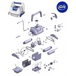 Bolsa filtrante limpiafondos Gre Kayak Jet Clever - Imagen 2