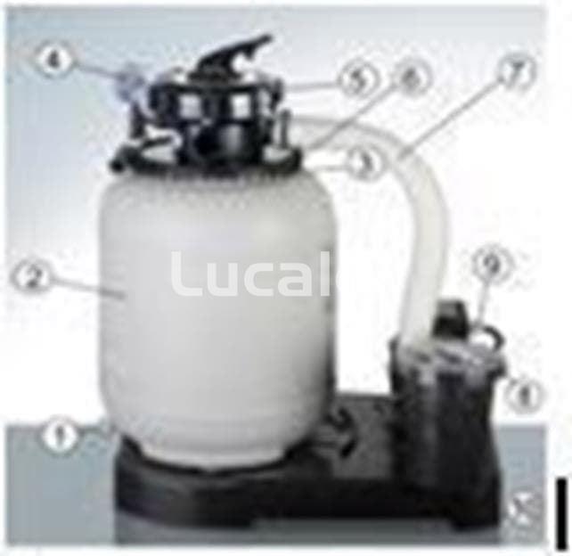 Bomba fiji 4, motor + prefiltro potencia 180W para depuradora gre modelo FA6030/6040/6050 y FS300 - Imagen 3