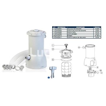 Bomba filtro ecualoón de gre modelo FAQ35 - Imagen 2
