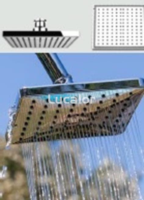 Cabeza  quadrada 150x150 + sellos ducha gre modelo SSAL18 - Imagen 1