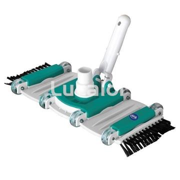 Cabezal aspiración flexible con ruedas y cepillos laterales - Gama Confort de gre - Imagen 1