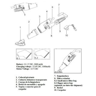 Cargador limpiafondos electric Vac Plus VCB50 de gre - Imagen 2
