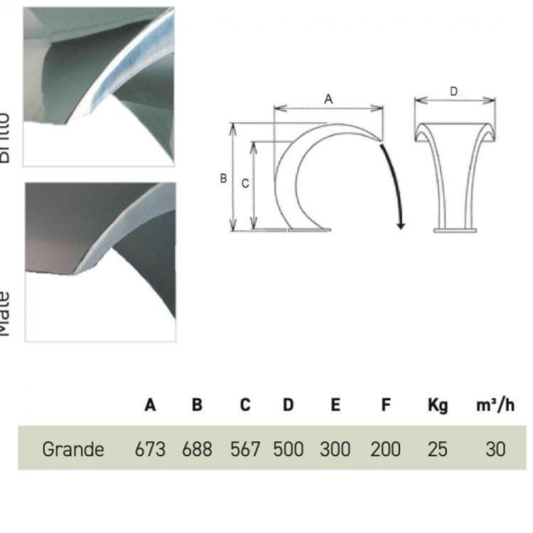 Cascada Bali acabado brillo o mate para piscinas y spa de Qp - Imagen 2