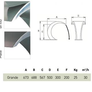 Cascada Bali acabado brillo o mate para piscinas y spa de Qp - Imagen 2
