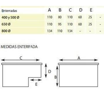 Caseta enterrada vacia de Qp - Imagen 2