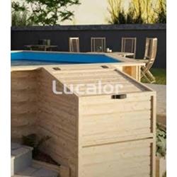 Caseta vacia  gre de madera para depuradoras H146 - Imagen 2
