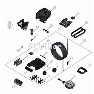 Cepillo para robot Tornax y TX  (todos los revestimientos)   de gre recambio original . - Imagen 2