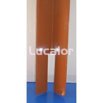 Chapa piscinas gre ovaladas  escepto 500 x 300 cm  aspecto madera (extremos  pilares 803W1 ) una ud - Imagen 1
