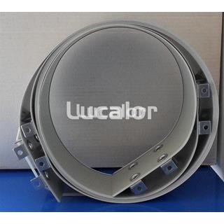 Cincha base para piscinas ovaladas de gre H 120 cm pilares laterales - Imagen 1