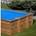 Cobertores verano piscinas madera ovaladas de gre - Imagen 2