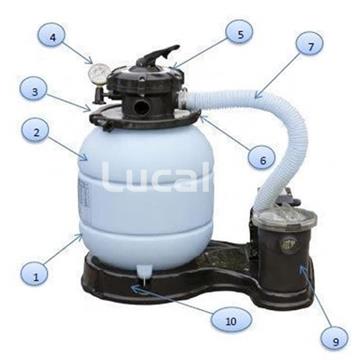 Colector para cuba depuradora gre  FS320 - Imagen 2