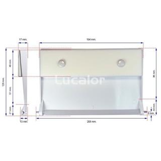 Compuerta skimmer Coral  con bisagra - Imagen 2