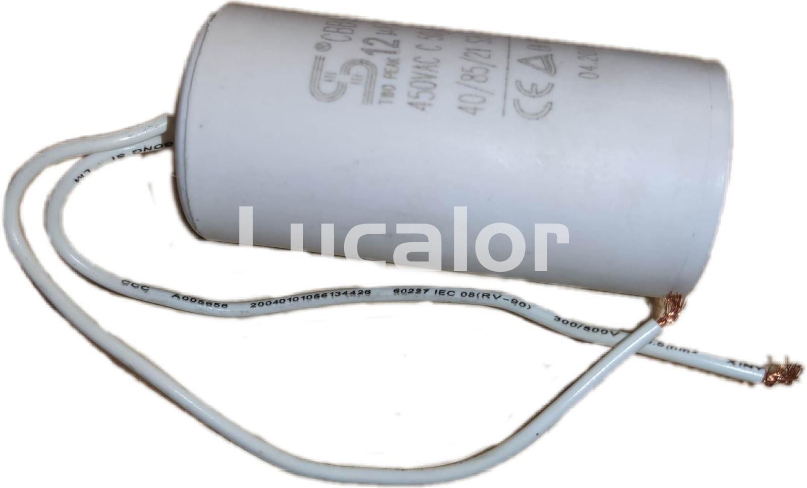 Condensador 12 µF  bombas sparta depuradoras gre  FS 500 y 550 - Imagen 1