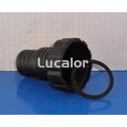 Conector 32/38mm con junta para filtro aqualoon FAQ200 de gre. - Imagen 1