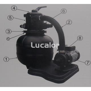 Conjunto bomba/motor 200 W depuradora FAE 300 - Imagen 2