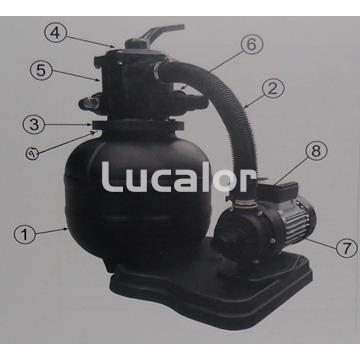 Conjunto bomba/motor 200 W depuradora FAE 300 - Imagen 2