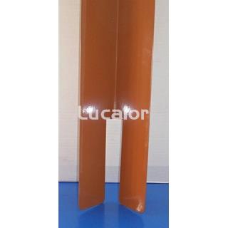 Conjunto chapas inferior piscina altura  gre, ovalada  aspecto madera (extremos  pilares 803W ) 4 ud - Imagen 1