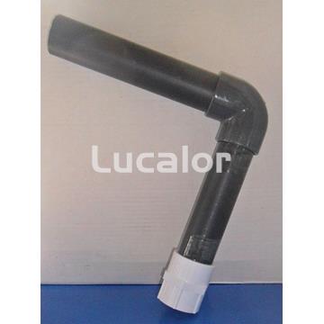 Conjunto codo superior para filtro  650 S92  coral de Qp - Imagen 1