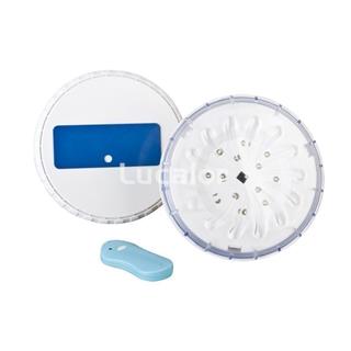 Conjunto dos proyectores led gre para piscinas elevadas de pared de acero - Imagen 1