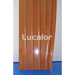 Conjunto dos ud chapa inferior para piscina gre ovalada  aspecto madera (centro  pilares) - Imagen 1