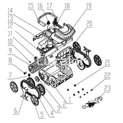 Correa dentada de transmisión. Robot E - TRON E30 NG - Imagen 2