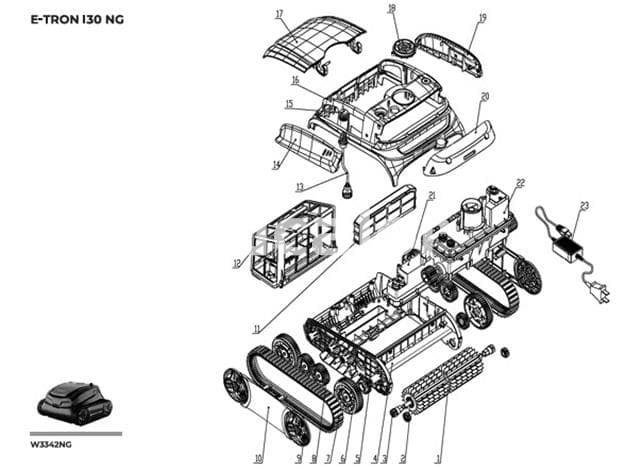 Correa dentada de transmisión. Robot E - TRON i30 NG - Imagen 2