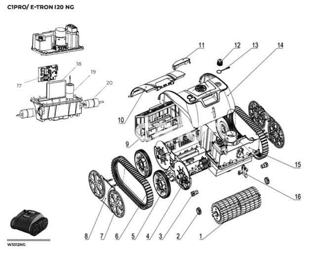 Correa oruga. robot E TRON i 20 - Imagen 2