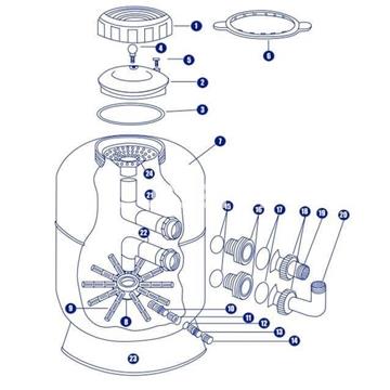 Crepina 300 mm filtro, laminados ud de Qp (cuatro ud ) - Imagen 2