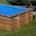 Cubiertas isotérmicas de forma cuadrada para piscinas gre de madera - Imagen 1