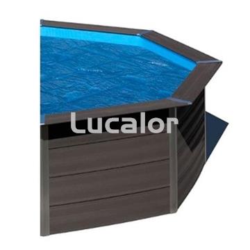 Cubiertas isotermicas piscinas gre composite forma ovalada - Imagen 2