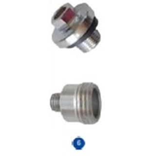 Curva giratoria de calzamiento + tuercas ducha gre modelo DSM19 - Imagen 1