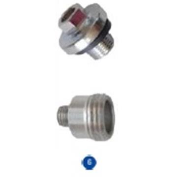 Curva giratoria de calzamiento + tuercas ducha gre modelo DSM19 - Imagen 1