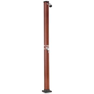 Ducha solar 20 l P.V.C aspecto madera de gre AR1020W - Imagen 1
