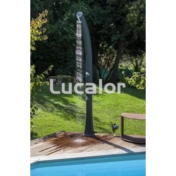 Ducha solar 25 l de gre en polietileno con grifo lavapiés  de gre SSR25 - Imagen 2