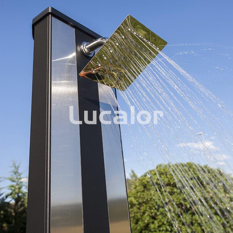 Ducha solar aluminio Premium 38 litros Gre DSALP38B - Imagen 4