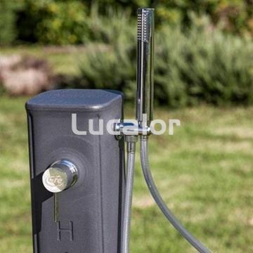 Ducha solar politileno con lavapies 19 litros  de gre - Imagen 2