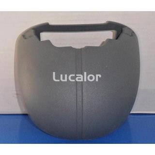 Embellecedor decoración grafito chapa inferior pilar vertical piscinas redondas y ovaladas  gre - Imagen 1