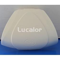 Embellecedor unión playa blanco curvo piscina gre - Imagen 1