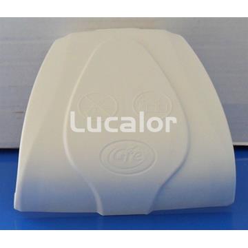 Embellecedor union playa blanco recto piscina gre - Imagen 1