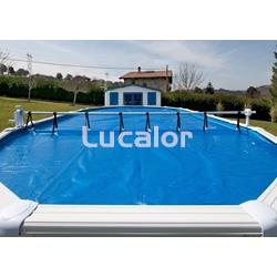 Enrrollador de gre para cubiertas piscinas elevadas - Imagen 2