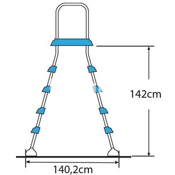 Escalera gre inox de plataforma - Imagen 2