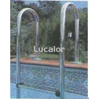 Escalera gre inox interior piscinas de 1.20 m altura - Imagen 1