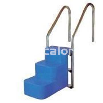 Escalera interior de pasos - Imagen 1