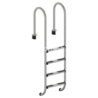 Escalera para piscina enterrada modelo  Muro de Gre acero inox AISI 316 - Imagen 1